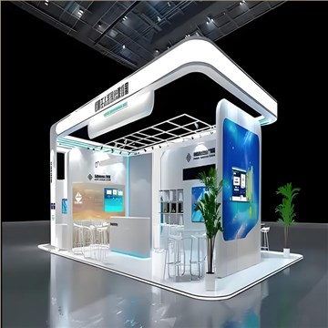 半导体展台效果图